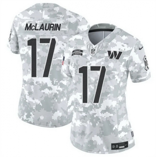 Women Washington Commanders 17 Terry McLaurin 2024 F U S E Arctic Camo Salute To Service Women Washington Commanders 17 Terry McLaurin 2024 F U S E Arctic Camo Salute To Service