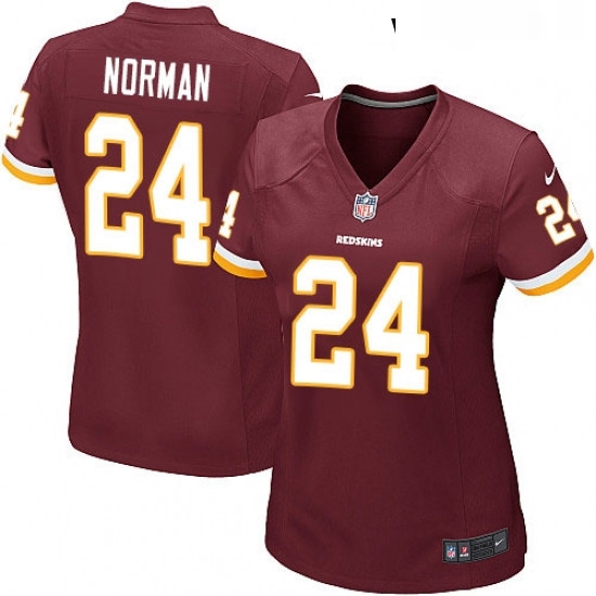 Womens Nike Washington Redskins 24 Josh Norman Game Burgundy Red Team Color NFL Jersey Womens Nike Washington Redskins 24 Josh Norman Game Burgundy Red Team Color NFL Jersey