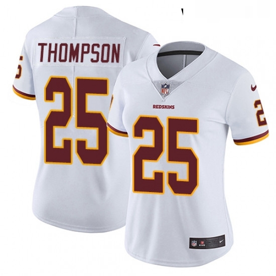 Womens Nike Washington Redskins 25 Chris Thompson Elite White NFL Jersey Womens Nike Washington Redskins 25 Chris Thompson Elite White NFL Jersey