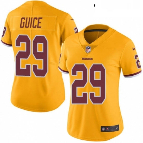 Womens Nike Washington Redskins 29 Derrius Guice Limited Gold Rush Vapor Untouchable NFL Jersey Womens Nike Washington Redskins 29 Derrius Guice Limited Gold Rush Vapor Untouchable NFL Jersey