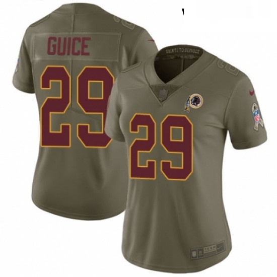 Womens Nike Washington Redskins 29 Derrius Guice Limited Olive 2017 Salute to Service NFL Jersey Womens Nike Washington Redskins 29 Derrius Guice Limited Olive 2017 Salute to Service NFL Jersey