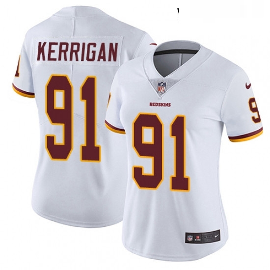 Womens Nike Washington Redskins 91 Ryan Kerrigan Elite White NFL Jersey Womens Nike Washington Redskins 91 Ryan Kerrigan Elite White NFL Jersey