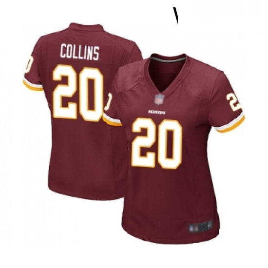 Womens Washington Redskins 20 Landon Collins Game Burgundy Red Team Color Football Jersey Womens Washington Redskins 20 Landon Collins Game Burgundy Red Team Color Football Jersey