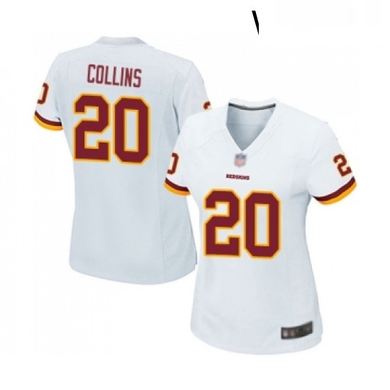Womens Washington Redskins 20 Landon Collins Game White Football Jersey Womens Washington Redskins 20 Landon Collins Game White Football Jersey