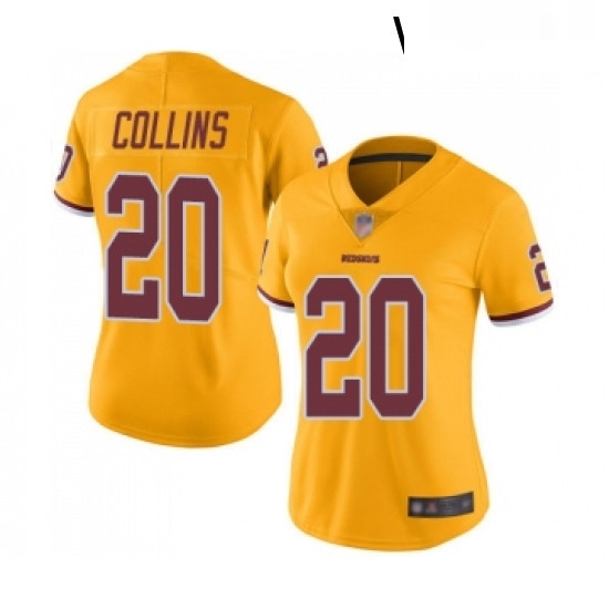Womens Washington Redskins 20 Landon Collins Limited Gold Rush Vapor Untouchable Football Jersey Womens Washington Redskins 20 Landon Collins Limited Gold Rush Vapor Untouchable Football Jersey