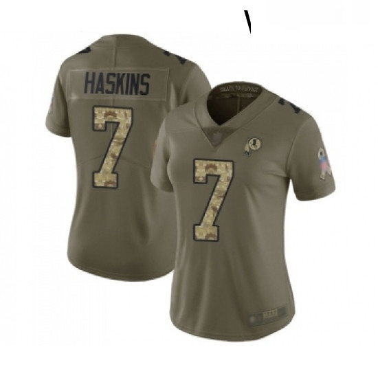 Womens Washington Redskins 7 Dwayne Haskins Limited Olive Camo 2017 Salute to Service Football Jersey Womens Washington Redskins 7 Dwayne Haskins Limited Olive Camo 2017 Salute to Service Football Jersey