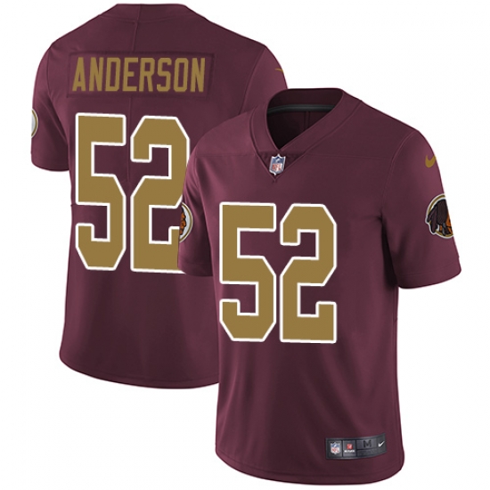 Nike Redskins #52 Ryan Anderson Burgundy Red Alternate Youth Stitched NFL Vapor Untouchable Limited Jersey Nike Redskins #52 Ryan Anderson Burgundy Red Alternate Youth Stitched NFL Vapor Untouchable Limited Jersey