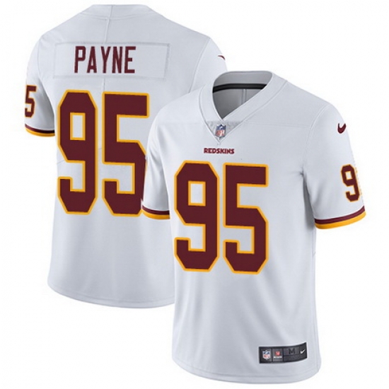 Nike Redskins #95 Da Ron Payne White Youth Stitched NFL Vapor Untouchable Limited Jersey Nike Redskins #95 Da Ron Payne White Youth Stitched NFL Vapor Untouchable Limited Jersey