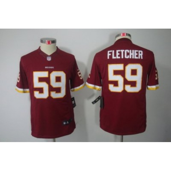 Nike Youth Washington RedSkins #59 Fletcher Red Limited Jerseys Nike Youth Washington RedSkins #59 Fletcher Red Limited Jerseys