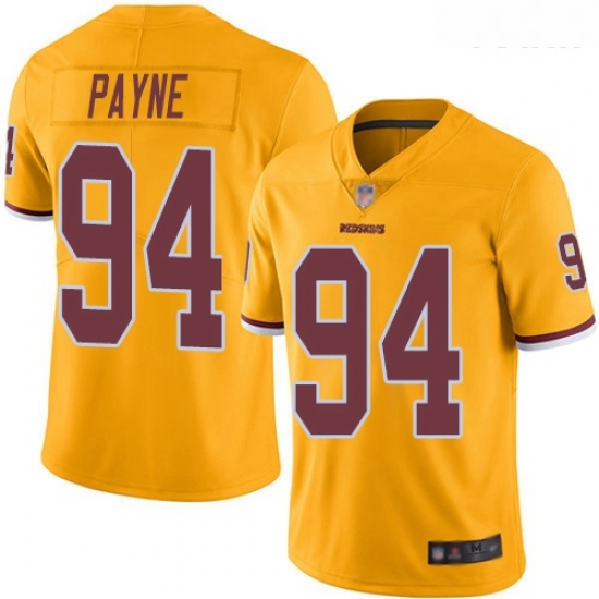 Redskins #94 Da 27Ron Payne Gold Youth Stitched Football Limited Rush Jersey Redskins #94 Da 27Ron Payne Gold Youth Stitched Football Limited Rush Jersey