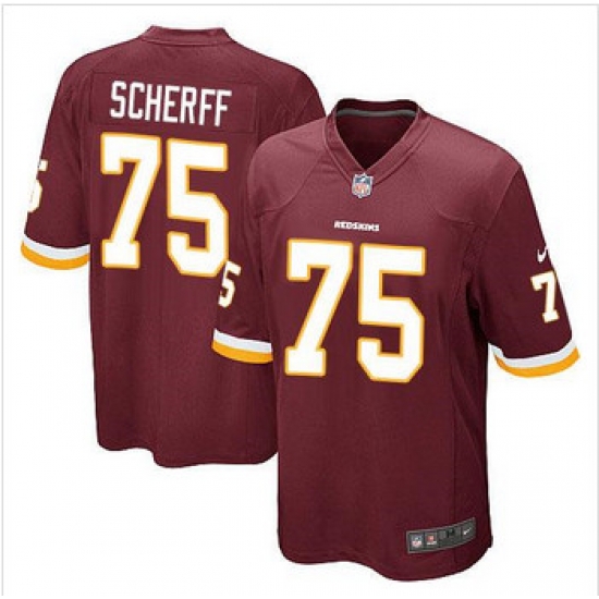 Youth NEW Washington Redskins #75 Brandon Scherff Burgundy Red Team Color Stitched NFL Elite Jersey Youth NEW Washington Redskins #75 Brandon Scherff Burgundy Red Team Color Stitched NFL Elite Jersey