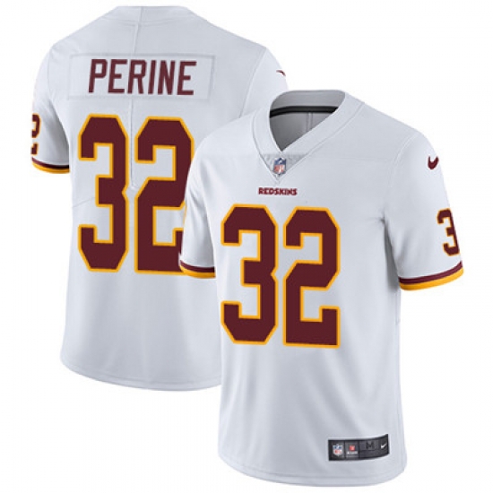 Youth Nike Redskins #32 Samaje Perine White Stitched NFL Vapor Untouchable Limited Jersey Youth Nike Redskins #32 Samaje Perine White Stitched NFL Vapor Untouchable Limited Jersey