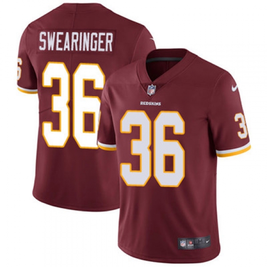 Youth Nike Redskins #36 D J Swearinger Burgundy Red Team Color Stitched NFL Vapor Untouchable Limited Jersey Youth Nike Redskins #36 D J Swearinger Burgundy Red Team Color Stitched NFL Vapor Untouchable Limited Jersey
