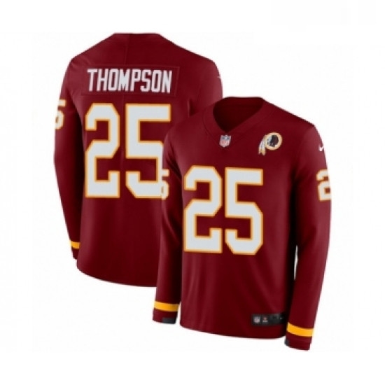 Youth Nike Washington Redskins 25 Chris Thompson Limited Burgundy Therma Long Sleeve NFL Jersey Youth Nike Washington Redskins 25 Chris Thompson Limited Burgundy Therma Long Sleeve NFL Jersey