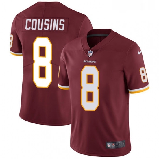 Youth Nike Washington Redskins 8 Kirk Cousins Elite Burgundy Red Team Color NFL Jersey Youth Nike Washington Redskins 8 Kirk Cousins Elite Burgundy Red Team Color NFL Jersey