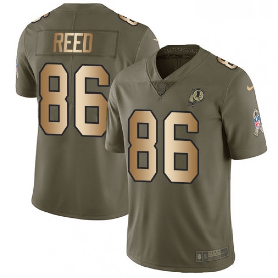 Youth Nike Washington Redskins 86 Jordan Reed Limited OliveGold 2017 Salute to Service NFL Jersey Youth Nike Washington Redskins 86 Jordan Reed Limited OliveGold 2017 Salute to Service NFL Jersey
