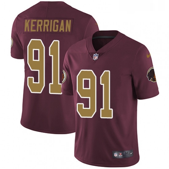 Youth Nike Washington Redskins 91 Ryan Kerrigan Elite Burgundy RedGold Number Alternate 80TH Anniversary NFL Jersey Youth Nike Washington Redskins 91 Ryan Kerrigan Elite Burgundy RedGold Number Alternate 80TH Anniversary NFL Jersey