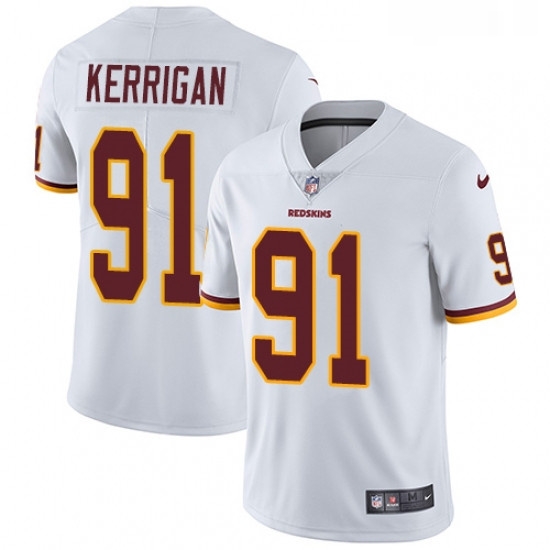 Youth Nike Washington Redskins 91 Ryan Kerrigan Elite White NFL Jersey Youth Nike Washington Redskins 91 Ryan Kerrigan Elite White NFL Jersey