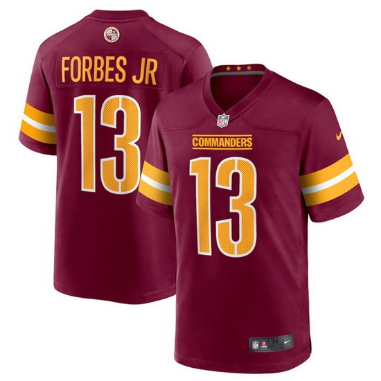 Youth Washington Commanders 13 Emmanuel Forbes 2022 Burgundy Stitched Football Jersey Youth Washington Commanders 13 Emmanuel Forbes 2022 Burgundy Stitched Football Jersey