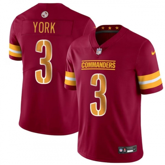 Youth Washington Commanders 3 Cade York Burgundy 2024 Vapor Limited Stitched Football Jersey Youth Washington Commanders 3 Cade York Burgundy 2024 Vapor Limited Stitched Football Jersey