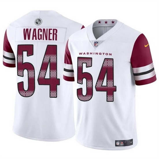 Youth Washington Commanders 54 Bobby Wagner White Vapor Limited Stitched Football Jersey Youth Washington Commanders 54 Bobby Wagner White Vapor Limited Stitched Football Jersey