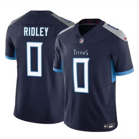 Men Tennessee Titans 0 Calvin Ridley Navy 2023 F U S E Vapor Limited Stitched Football Jersey Men Tennessee Titans 0 Calvin Ridley Navy 2023 F U S E Vapor Limited Stitched Football Jersey
