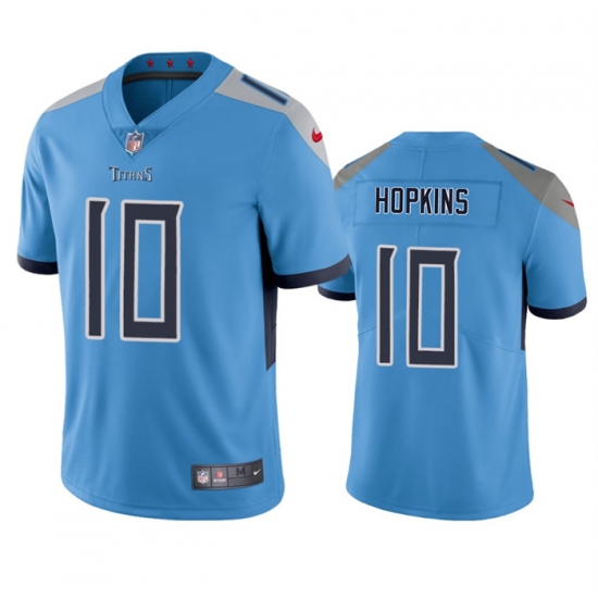 Men Tennessee Titans 10 DeAndre Hopkins Blue Vapor Untouchable Stitched Jersey Men Tennessee Titans 10 DeAndre Hopkins Blue Vapor Untouchable Stitched Jersey