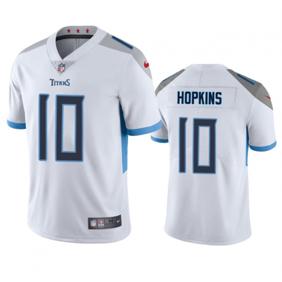 Men Tennessee Titans 10 DeAndre Hopkins White Vapor Untouchable Stitched Jersey Men Tennessee Titans 10 DeAndre Hopkins White Vapor Untouchable Stitched Jersey