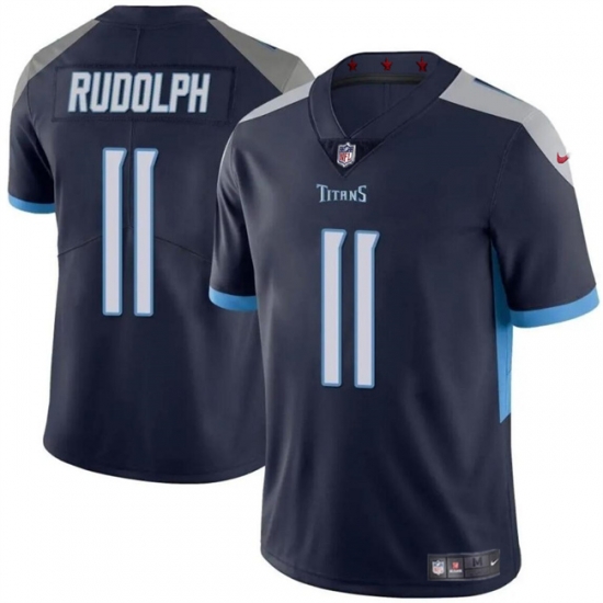 Men Tennessee Titans 11 Mason Rudolph Navy Vapor Limited Stitched Football Jersey Men Tennessee Titans 11 Mason Rudolph Navy Vapor Limited Stitched Football Jersey