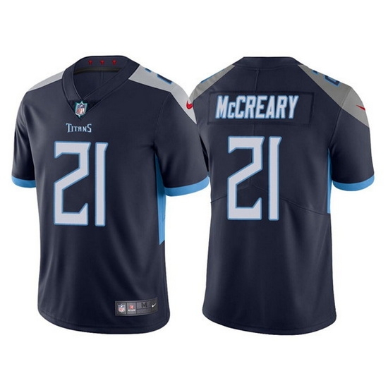 Men Tennessee Titans 21 Roger McCreary Navy Vapor Untouchable Stitched jersey Men Tennessee Titans 21 Roger McCreary Navy Vapor Untouchable Stitched jersey