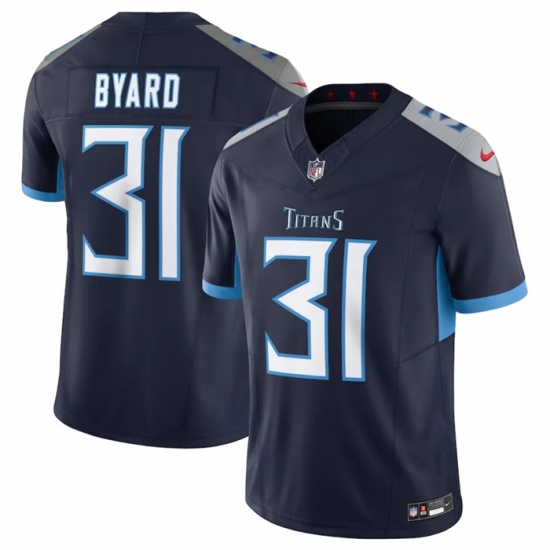 Men Tennessee Titans 31 Kevin Byard Navy 2023 F U S E Vapor Untouchable Stitched Jersey Men Tennessee Titans 31 Kevin Byard Navy 2023 F U S E Vapor Untouchable Stitched Jersey