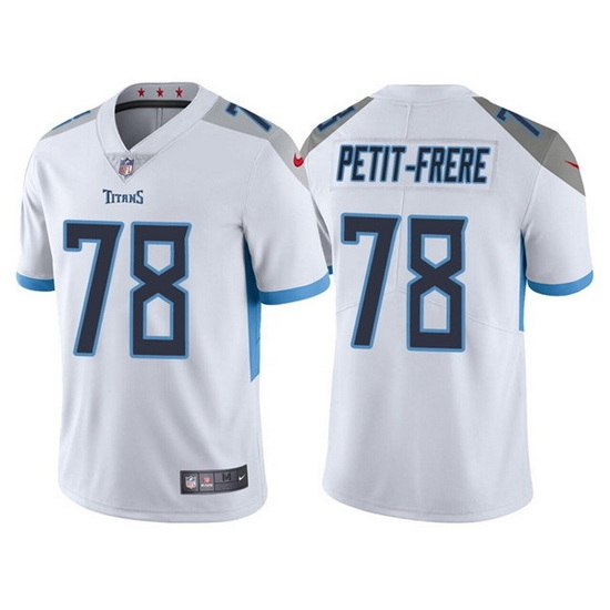 Men Tennessee Titans 78 Nicholas Petit Frere White Vapor Untouchable Stitched jersey Men Tennessee Titans 78 Nicholas Petit Frere White Vapor Untouchable Stitched jersey
