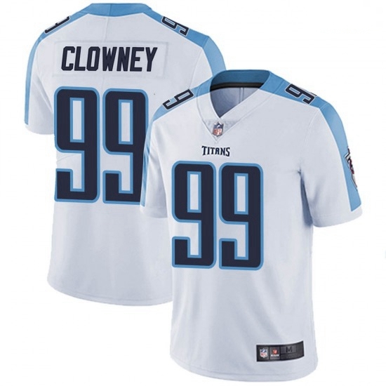 Men Tennessee Titans 99 Jadeveon Clowney White Vapor Limited Jersey Men Tennessee Titans 99 Jadeveon Clowney White Vapor Limited Jersey