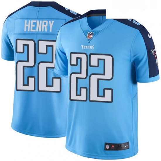 Mens Nike Tennessee Titans 22 Derrick Henry Light Blue Team Color Vapor Untouchable Limited Player NFL Jersey Mens Nike Tennessee Titans 22 Derrick Henry Light Blue Team Color Vapor Untouchable Limited Player NFL Jersey