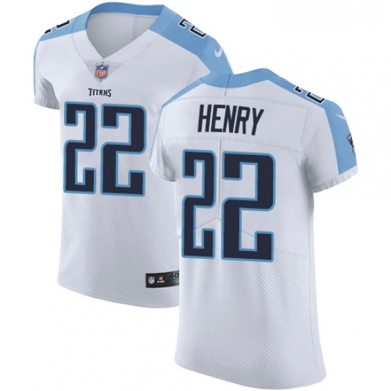 Mens Nike Tennessee Titans 22 Derrick Henry White Vapor Untouchable Elite Player NFL Jersey Mens Nike Tennessee Titans 22 Derrick Henry White Vapor Untouchable Elite Player NFL Jersey