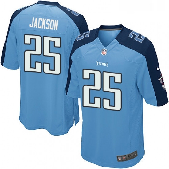Mens Nike Tennessee Titans 25 Adoree Jackson Game Light Blue Team Color NFL Jersey Mens Nike Tennessee Titans 25 Adoree Jackson Game Light Blue Team Color NFL Jersey