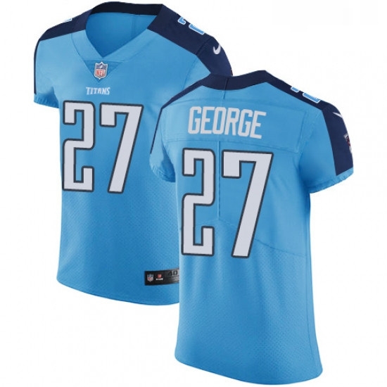 Mens Nike Tennessee Titans 27 Eddie George Light Blue Team Color Vapor Untouchable Elite Player NFL Jersey Mens Nike Tennessee Titans 27 Eddie George Light Blue Team Color Vapor Untouchable Elite Player NFL Jersey