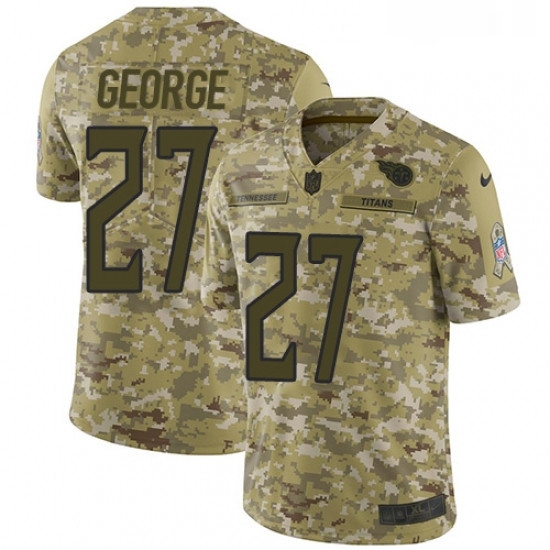 Mens Nike Tennessee Titans 27 Eddie George Limited Camo 2018 Salute to Service NFL Jersey Mens Nike Tennessee Titans 27 Eddie George Limited Camo 2018 Salute to Service NFL Jersey