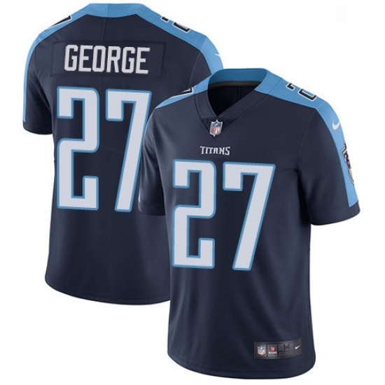 Mens Nike Tennessee Titans 27 Eddie George Navy Blue Alternate Vapor Untouchable Limited Player NFL Jersey Mens Nike Tennessee Titans 27 Eddie George Navy Blue Alternate Vapor Untouchable Limited Player NFL Jersey