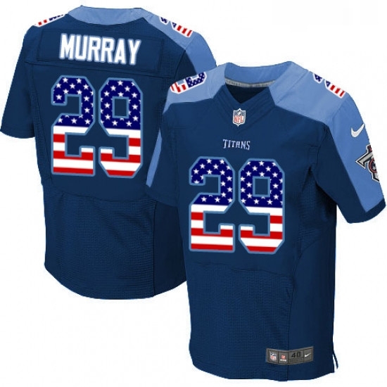 Mens Nike Tennessee Titans 29 DeMarco Murray Elite Navy Blue Alternate USA Flag Fashion NFL Jersey Mens Nike Tennessee Titans 29 DeMarco Murray Elite Navy Blue Alternate USA Flag Fashion NFL Jersey