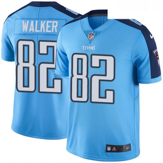 Mens Nike Tennessee Titans 82 Delanie Walker Light Blue Team Color Vapor Untouchable Limited Player NFL Jersey Mens Nike Tennessee Titans 82 Delanie Walker Light Blue Team Color Vapor Untouchable Limited Player NFL Jersey