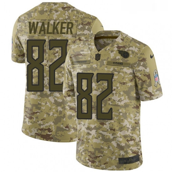 Mens Nike Tennessee Titans 82 Delanie Walker Limited Camo 2018 Salute to Service NFL Jersey Mens Nike Tennessee Titans 82 Delanie Walker Limited Camo 2018 Salute to Service NFL Jersey