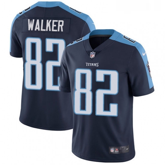 Mens Nike Tennessee Titans 82 Delanie Walker Navy Blue Alternate Vapor Untouchable Limited Player NFL Jersey Mens Nike Tennessee Titans 82 Delanie Walker Navy Blue Alternate Vapor Untouchable Limited Player NFL Jersey