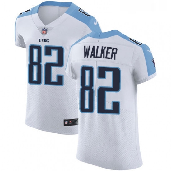 Mens Nike Tennessee Titans 82 Delanie Walker White Vapor Untouchable Elite Player NFL Jersey Mens Nike Tennessee Titans 82 Delanie Walker White Vapor Untouchable Elite Player NFL Jersey