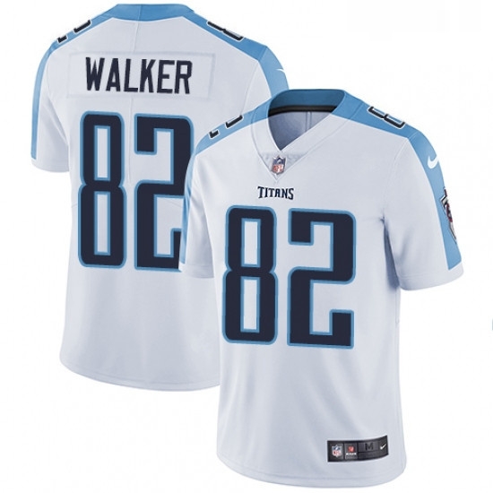 Mens Nike Tennessee Titans 82 Delanie Walker White Vapor Untouchable Limited Player NFL Jersey Mens Nike Tennessee Titans 82 Delanie Walker White Vapor Untouchable Limited Player NFL Jersey
