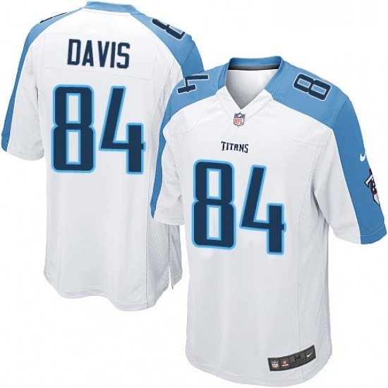 Mens Nike Tennessee Titans 84 Corey Davis Game White NFL Jersey Mens Nike Tennessee Titans 84 Corey Davis Game White NFL Jersey