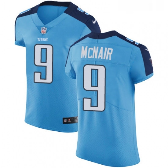 Mens Nike Tennessee Titans 9 Steve McNair Light Blue Team Color Vapor Untouchable Elite Player NFL Jersey Mens Nike Tennessee Titans 9 Steve McNair Light Blue Team Color Vapor Untouchable Elite Player NFL Jersey