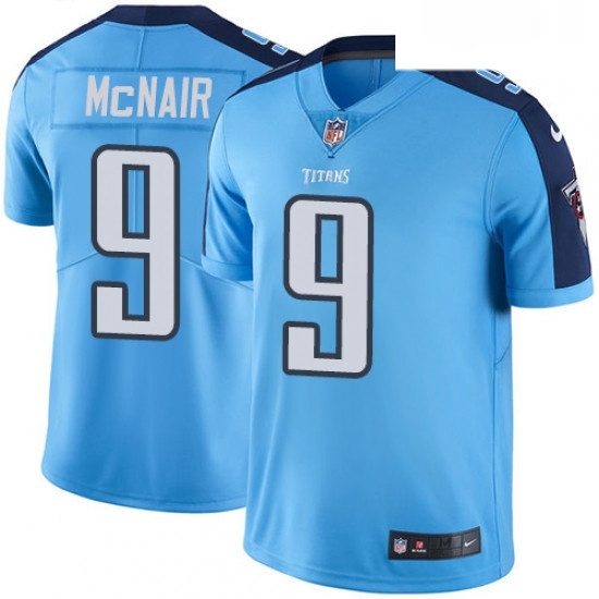 Mens Nike Tennessee Titans 9 Steve McNair Light Blue Team Color Vapor Untouchable Limited Player NFL Jersey Mens Nike Tennessee Titans 9 Steve McNair Light Blue Team Color Vapor Untouchable Limited Player NFL Jersey
