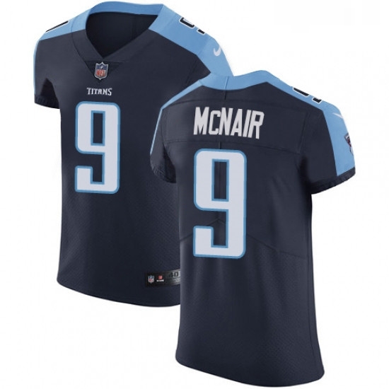 Mens Nike Tennessee Titans 9 Steve McNair Navy Blue Alternate Vapor Untouchable Elite Player NFL Jersey Mens Nike Tennessee Titans 9 Steve McNair Navy Blue Alternate Vapor Untouchable Elite Player NFL Jersey