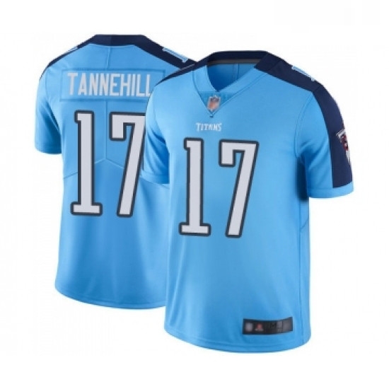 Mens Tennessee Titans 17 Ryan Tannehill Limited Light Blue Rush Vapor Untouchable Football Jersey Mens Tennessee Titans 17 Ryan Tannehill Limited Light Blue Rush Vapor Untouchable Football Jersey